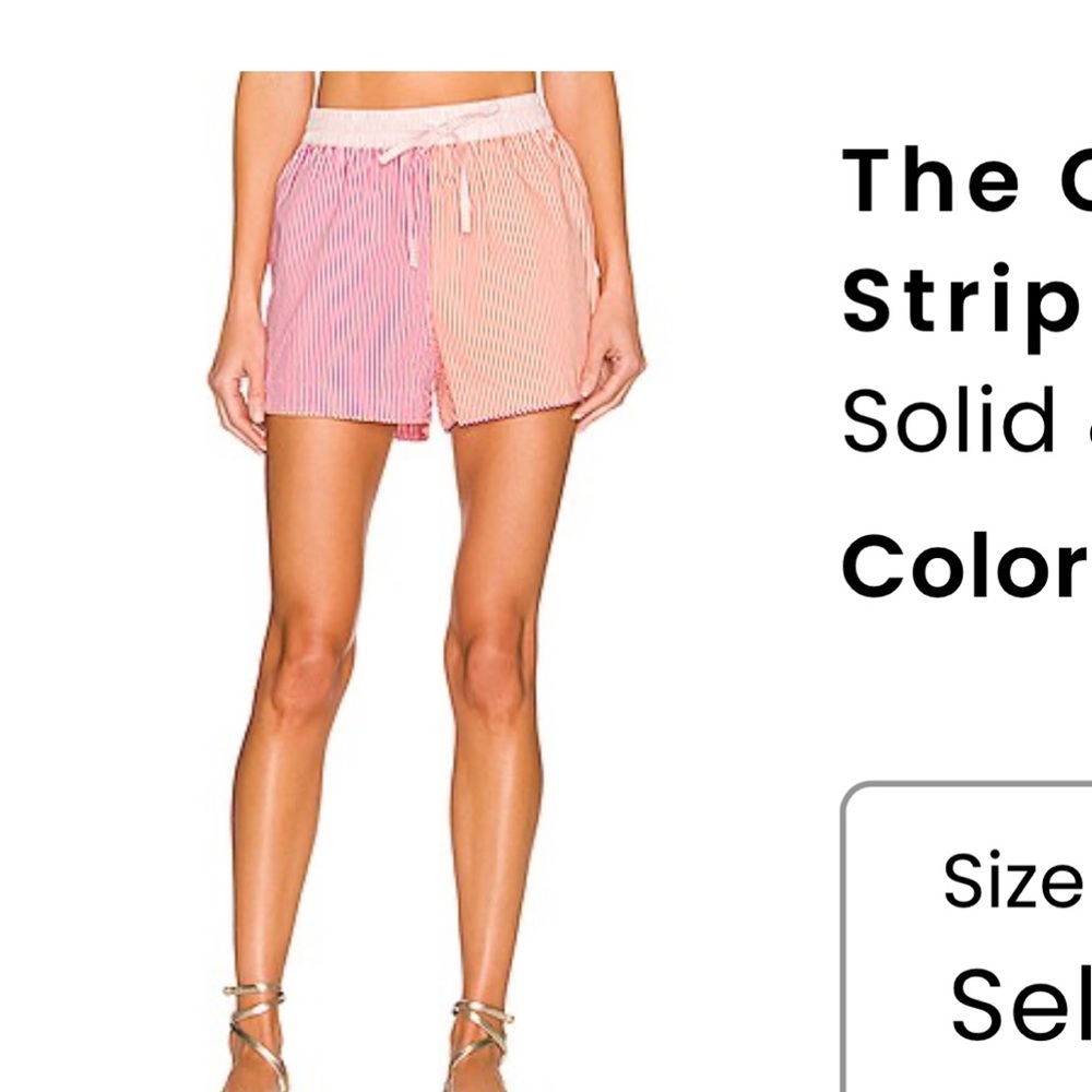 Solid & Striped Button Down Shirt And Shorts S - image 4